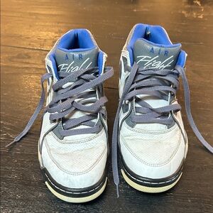 Nike Air Flight Gray and Blue Sneakers